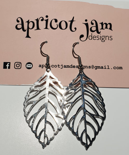 Simple Metal Leaf -Gold & Silver