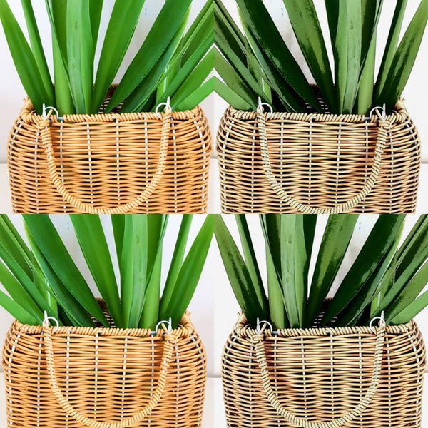 Synthetic Rattan Basket